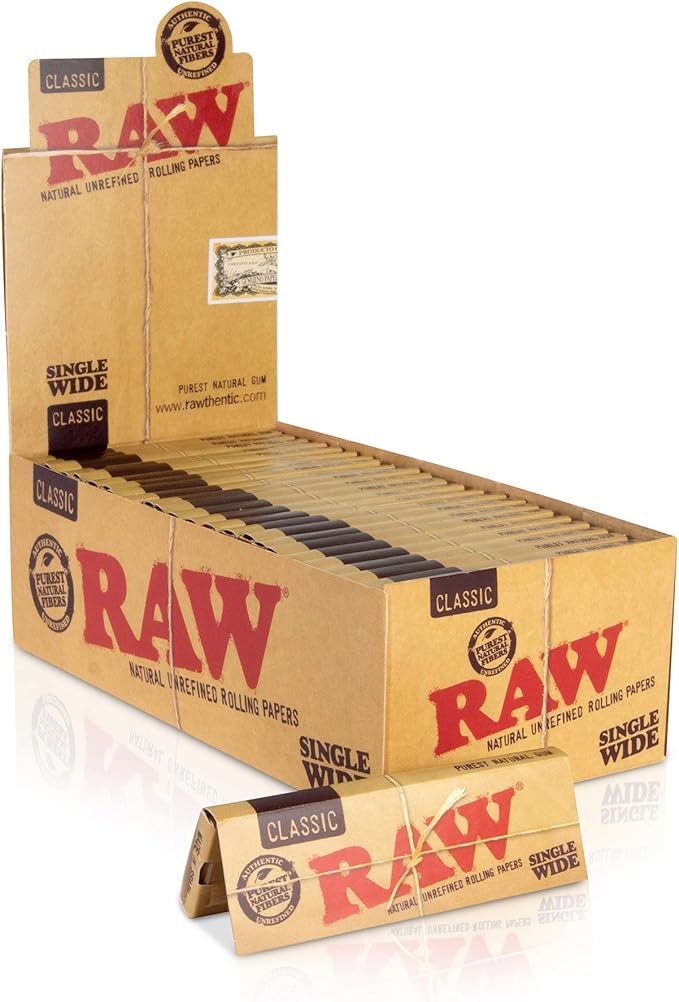 Raw Paper Single Wide Classic 50PK