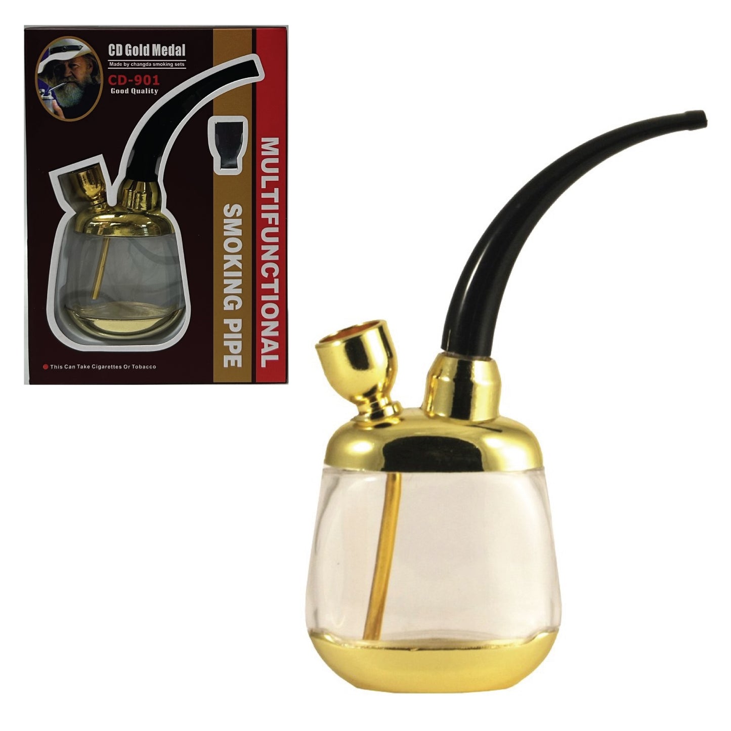 Mini Hookah HD801 Gold