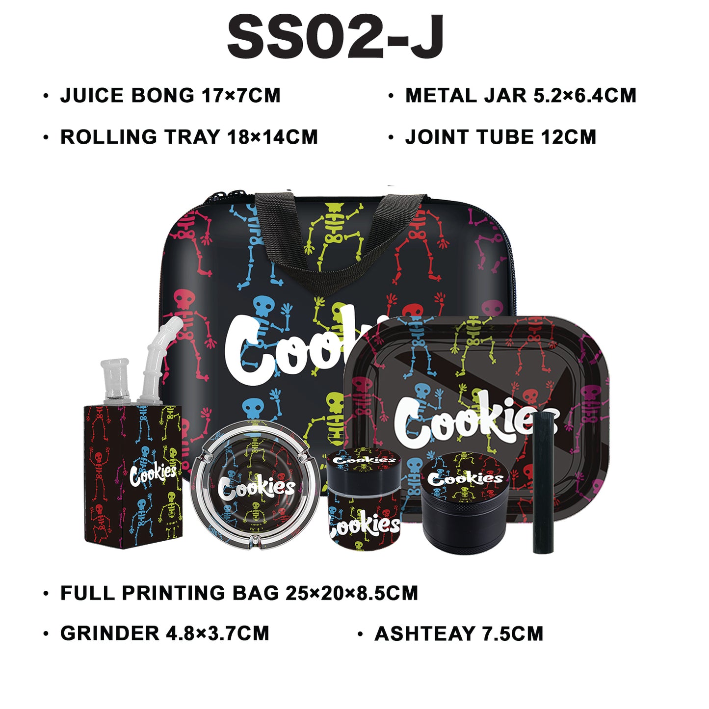 Giftset SS02-J 7 Pieces Skeleton