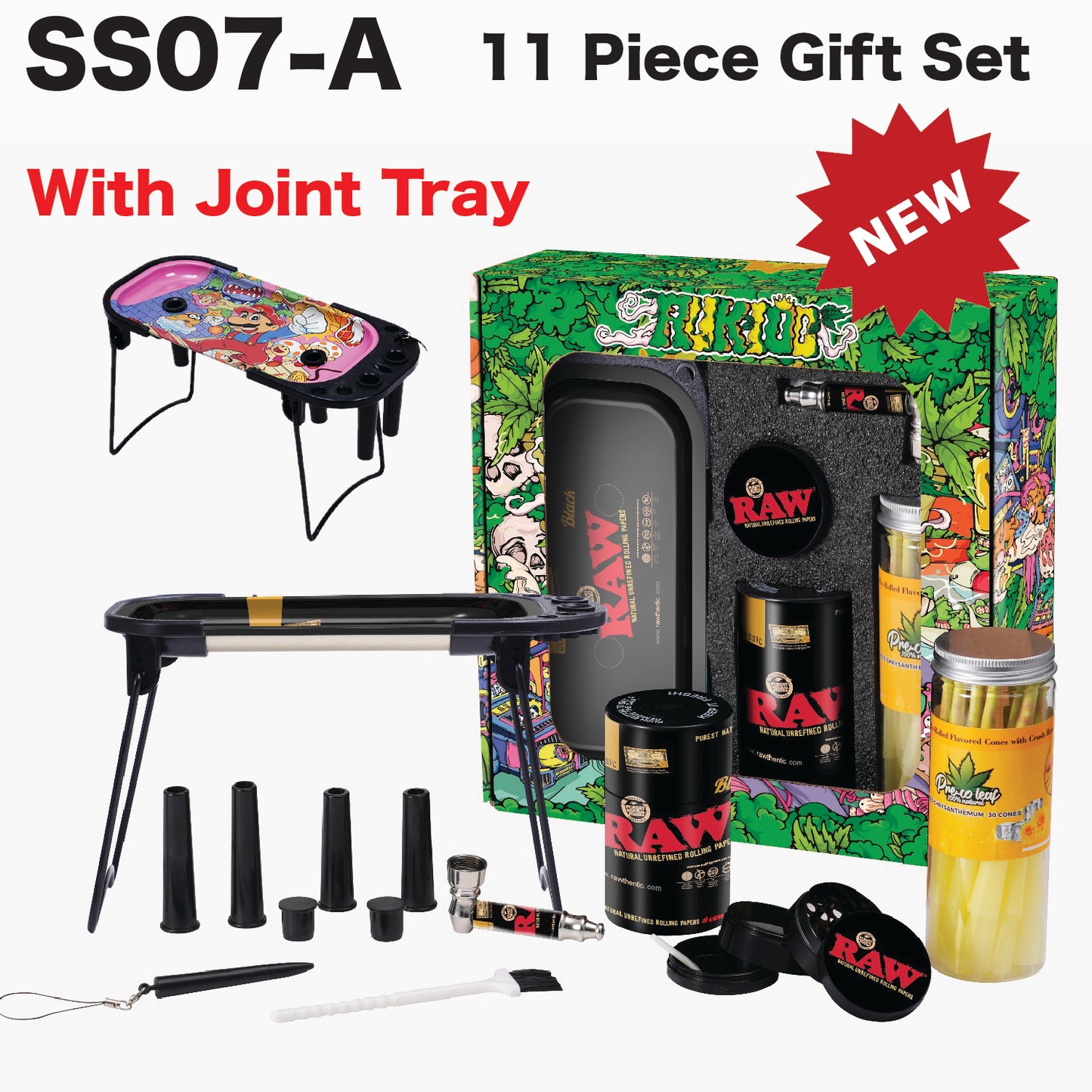 Giftset SS07-A 11 Pieces Black
