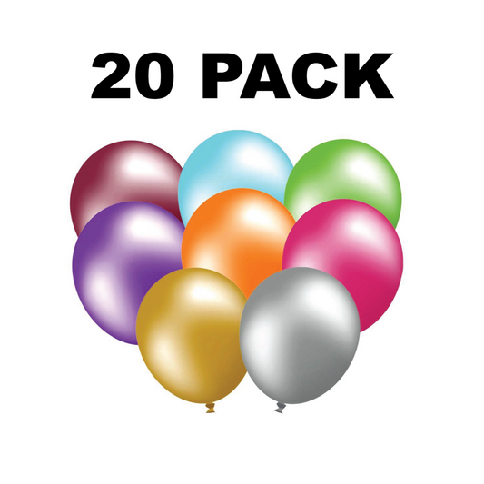 Balloon Mix Colour (10 Balloons per Pack / 20 Pack)