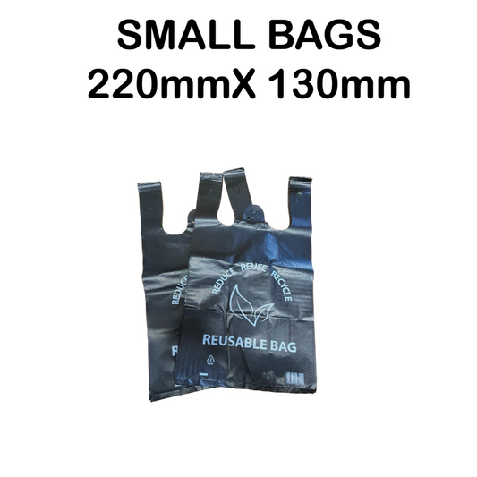 Small Shopping Bags Black (1000 bags)