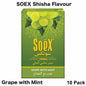Hookah Soex Flavour Grape Mint 10pk