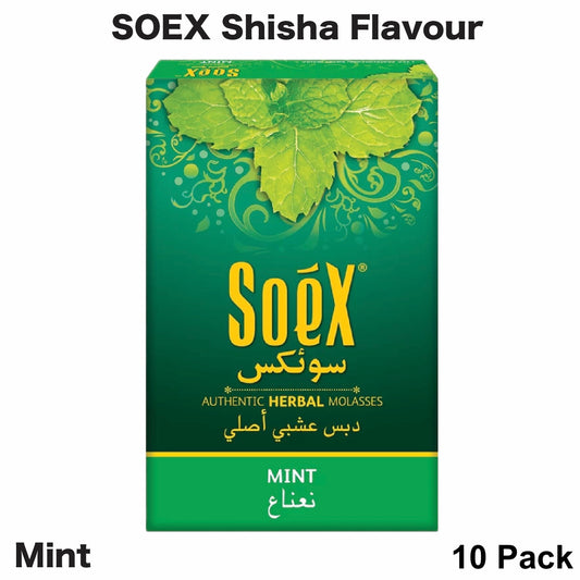 Hookah Soex Flavour Mint 10pk
