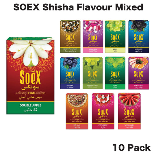 Hookah Soex Flavour Mix Flavour 10pk