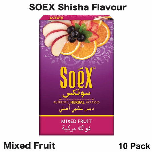 Hookah Soex Flavour Mix Fruit 10pk