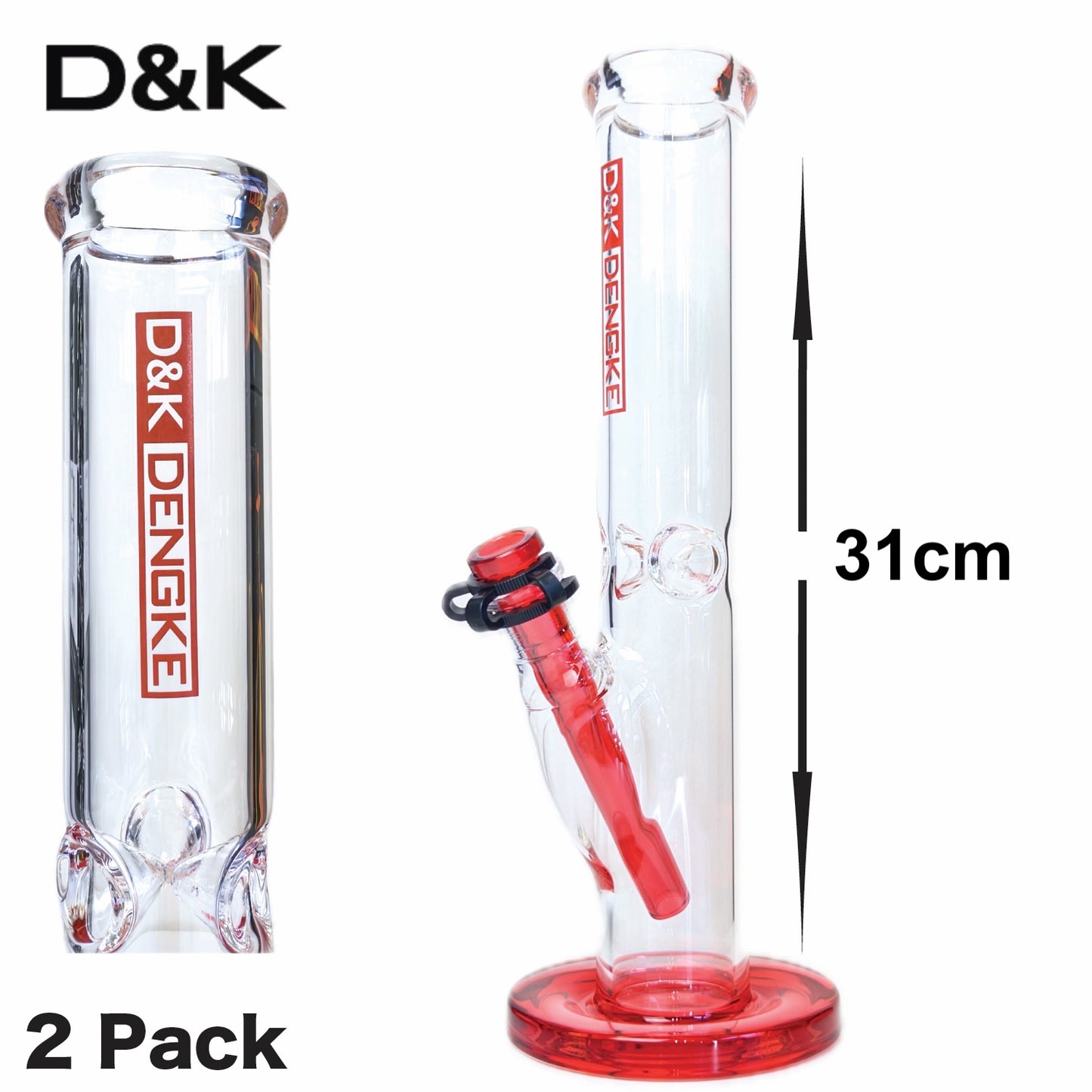 Water Pipe WP2156-Red D&K 31cm