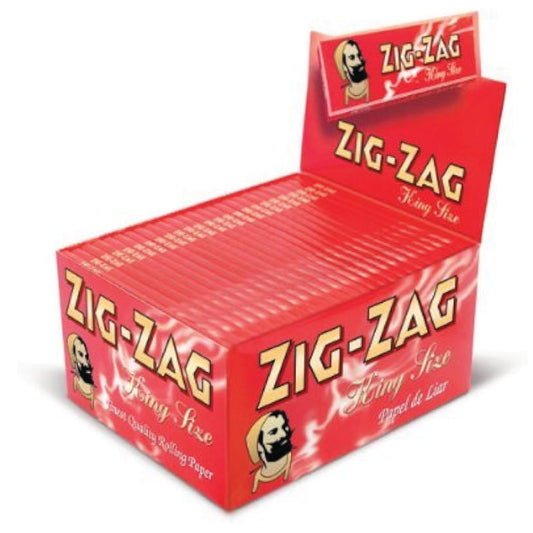 Paper Zig Zag Red King Size (50 Booklet/Inner)