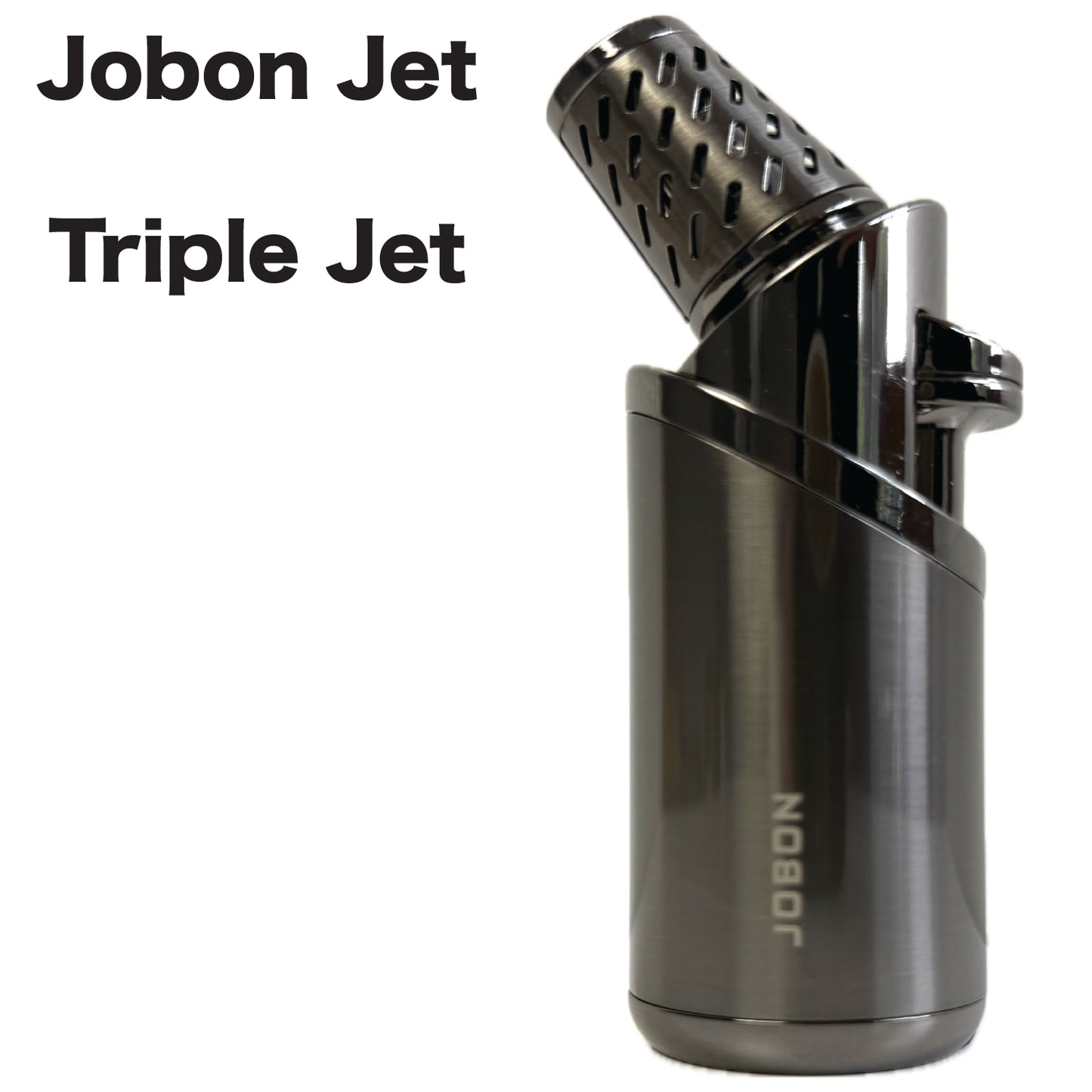 Jobon ZB506 Black Nickel Premium Jet Lighter
