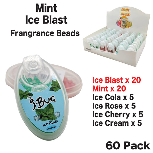 Aroma Diffuser Little Beads Mint Ice Blast 60pk