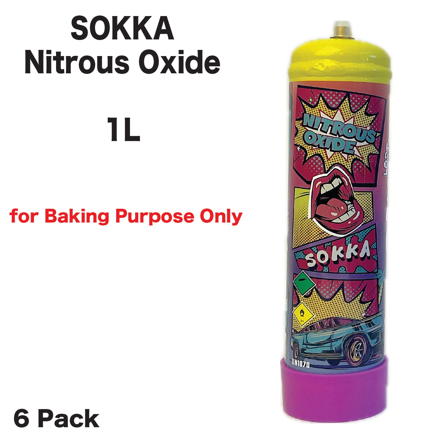 Cream Charger Soka 1L x 6