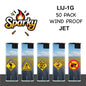 Jet Lighter Sparky LIJ-1G Windproof (50 Pack)