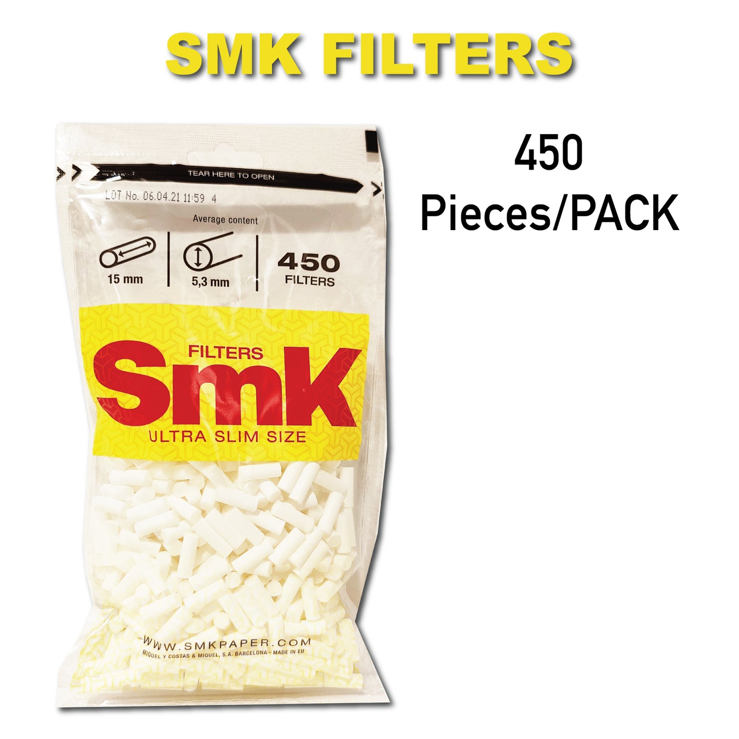 SMK Ultra Slim Filters 450